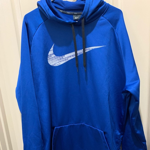 nike hoodie blue mens